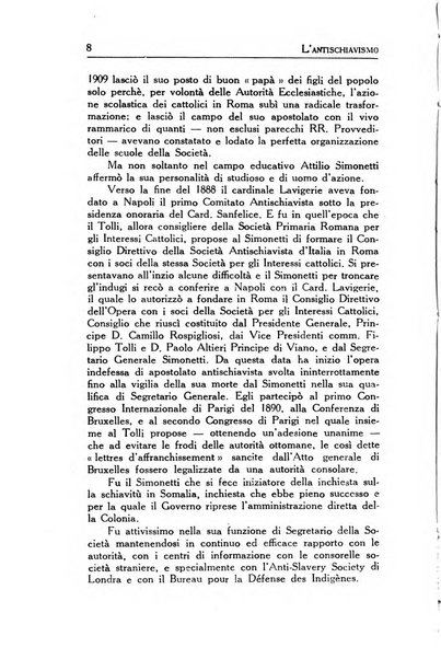 L'antischiavismo organo della Società antischiavista d'Italia e dei comitati antischiavisti nazionali